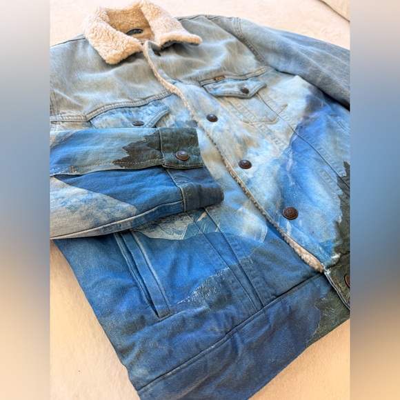 Polo by Ralph Lauren Beige Shearling Jacket - Picture 7 of 14